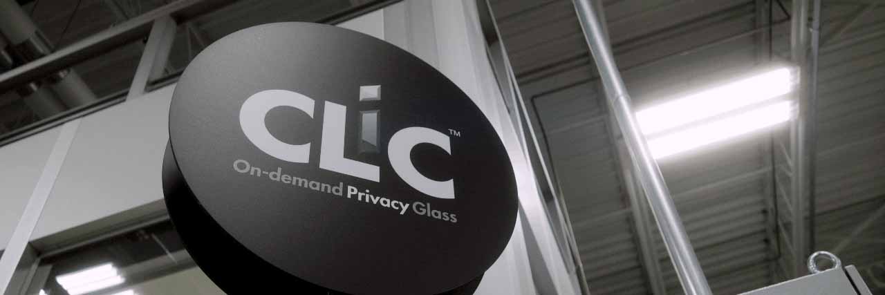 CLiC Glass Sign CLiC Glass Sign